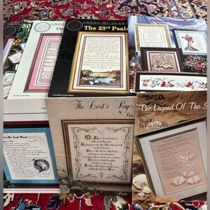 Cross Stitch Pattern Collection 9 leaflets